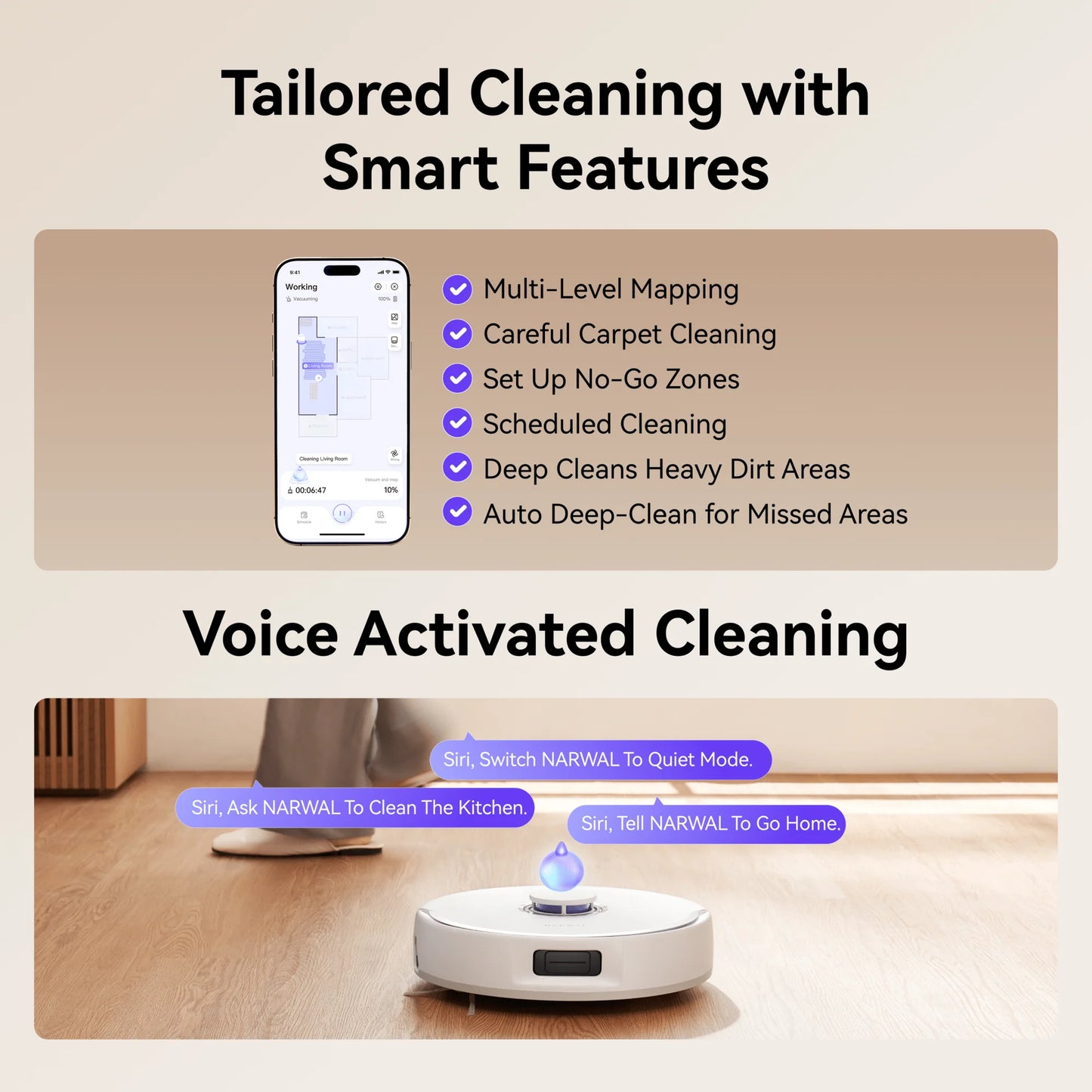 Narwal Freo X10 Pro Sliver White